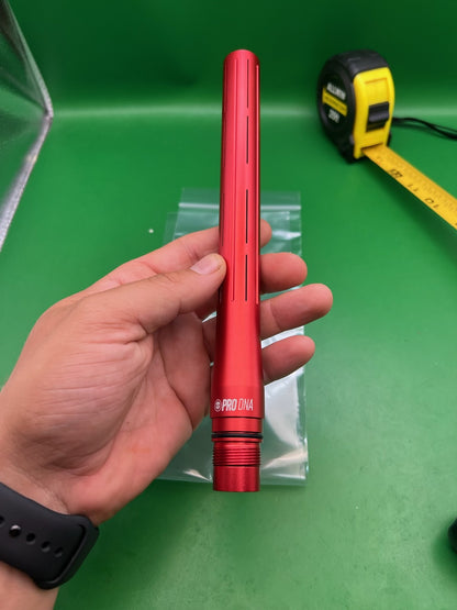 Infamous Silencio Pro DNA Paintball Barrel Tip Red 14" Aluminum