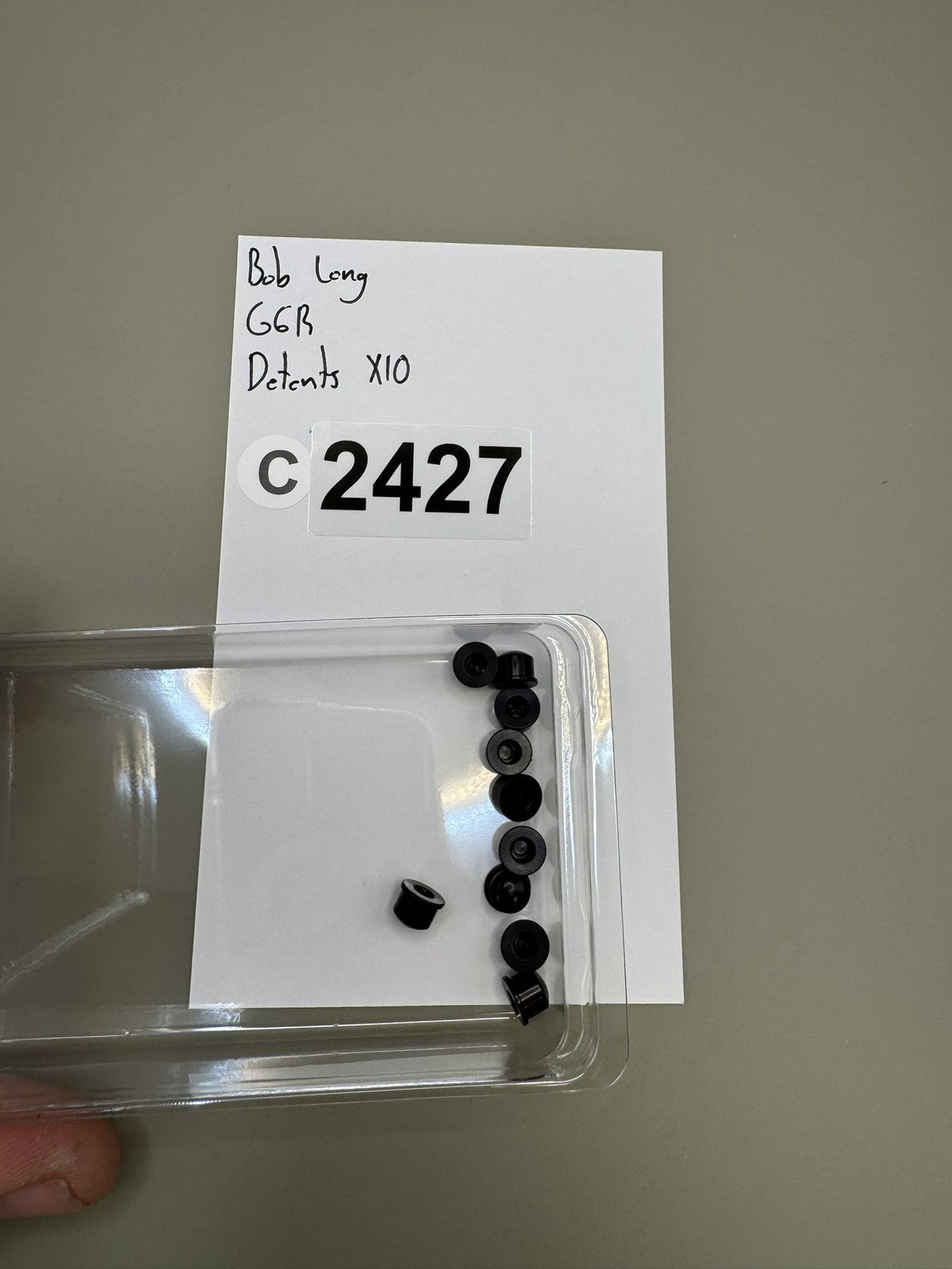 Bob Long G6R Detents X10
