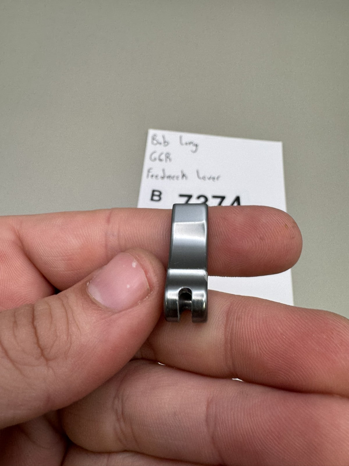 Bob Long GGR Feedneck Lever Silver
