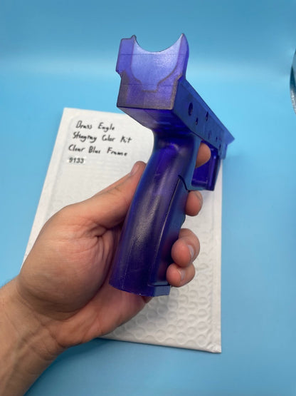 Brass Eagle Stingray Color Kit Clear Blue Paintball Marker Frame