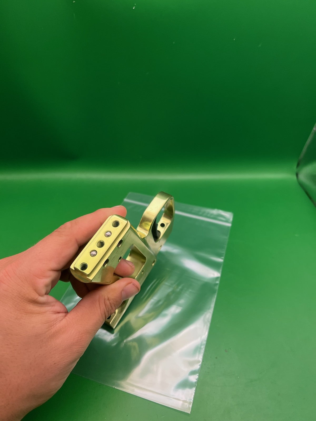 WGP Autococker Hinge Trigger Frame Gold Anodized Aluminum Mechanical