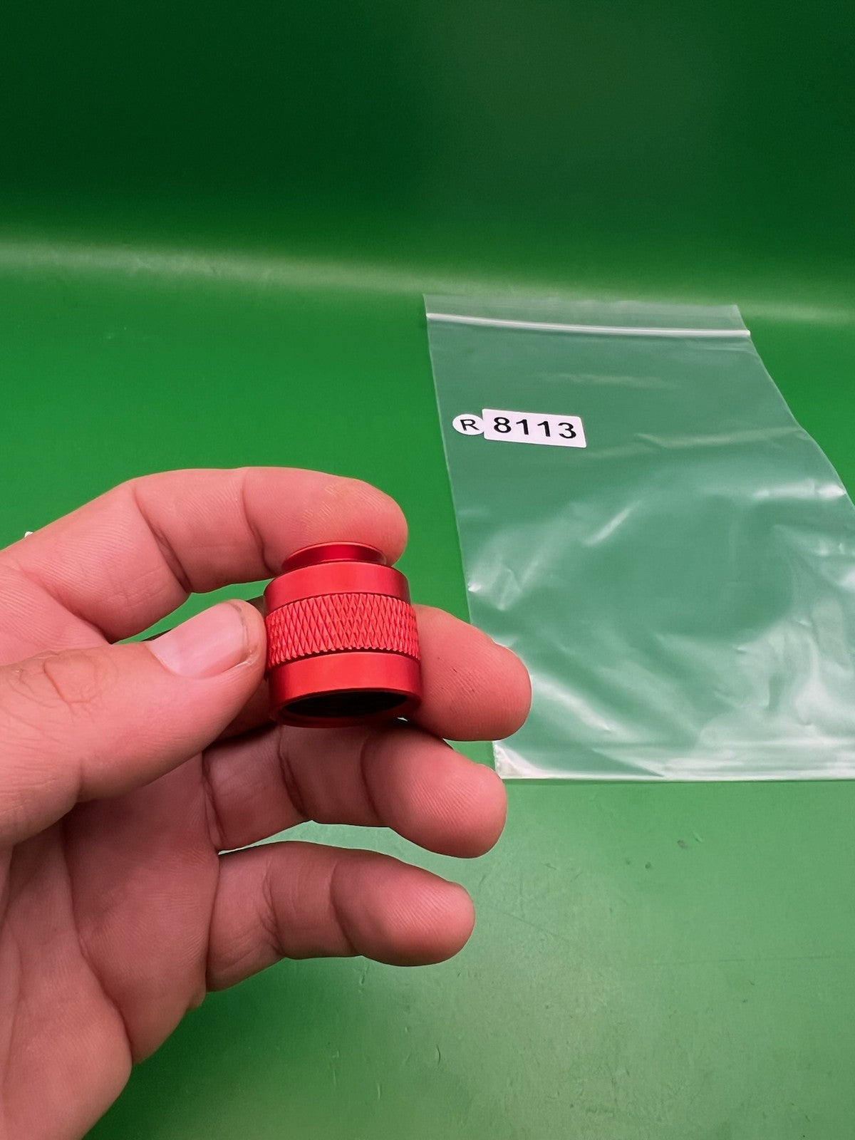 Thread Protector Aluminum Red