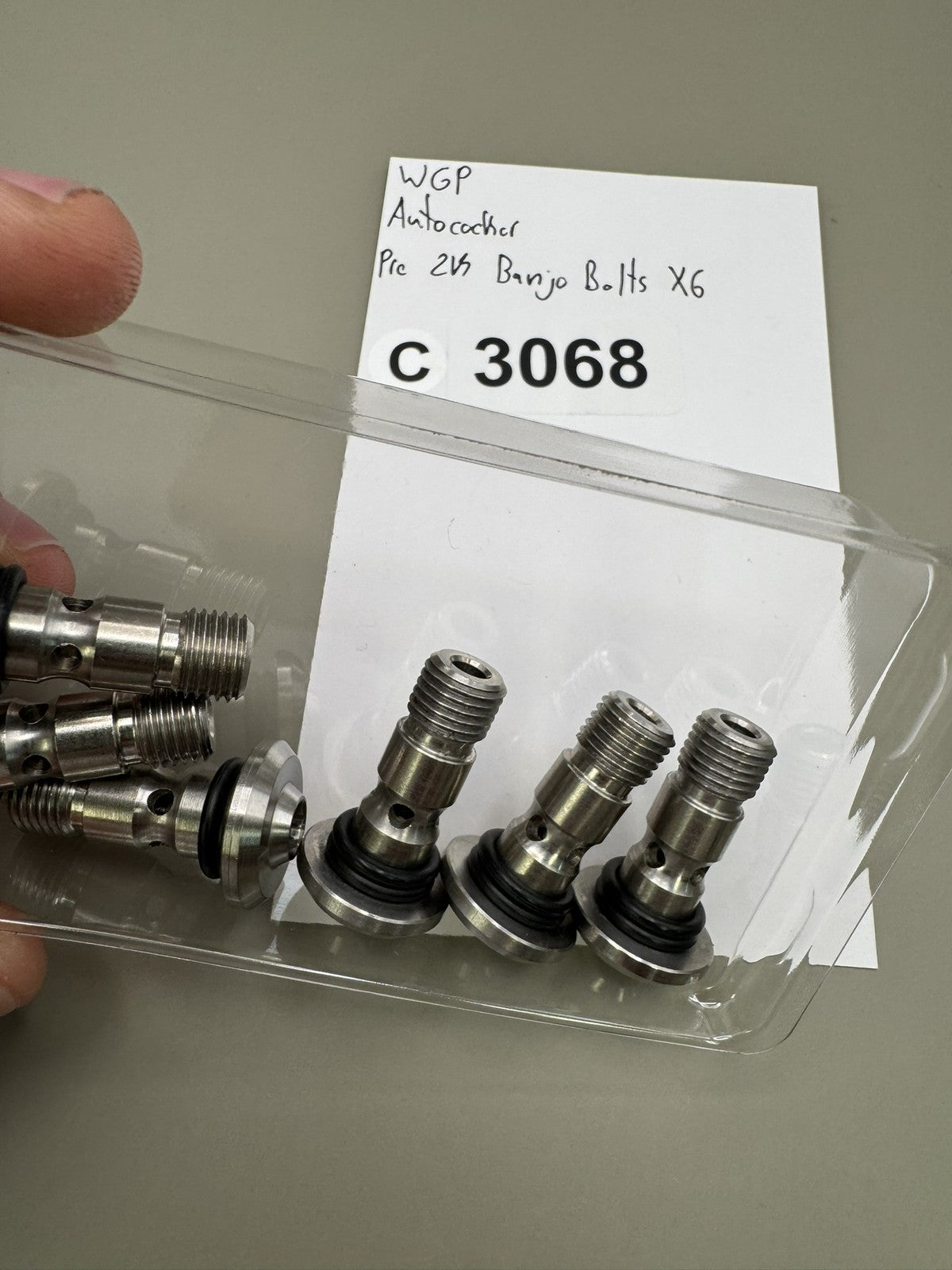 WGP Autococker Pre 2K Banjo Bolts X6