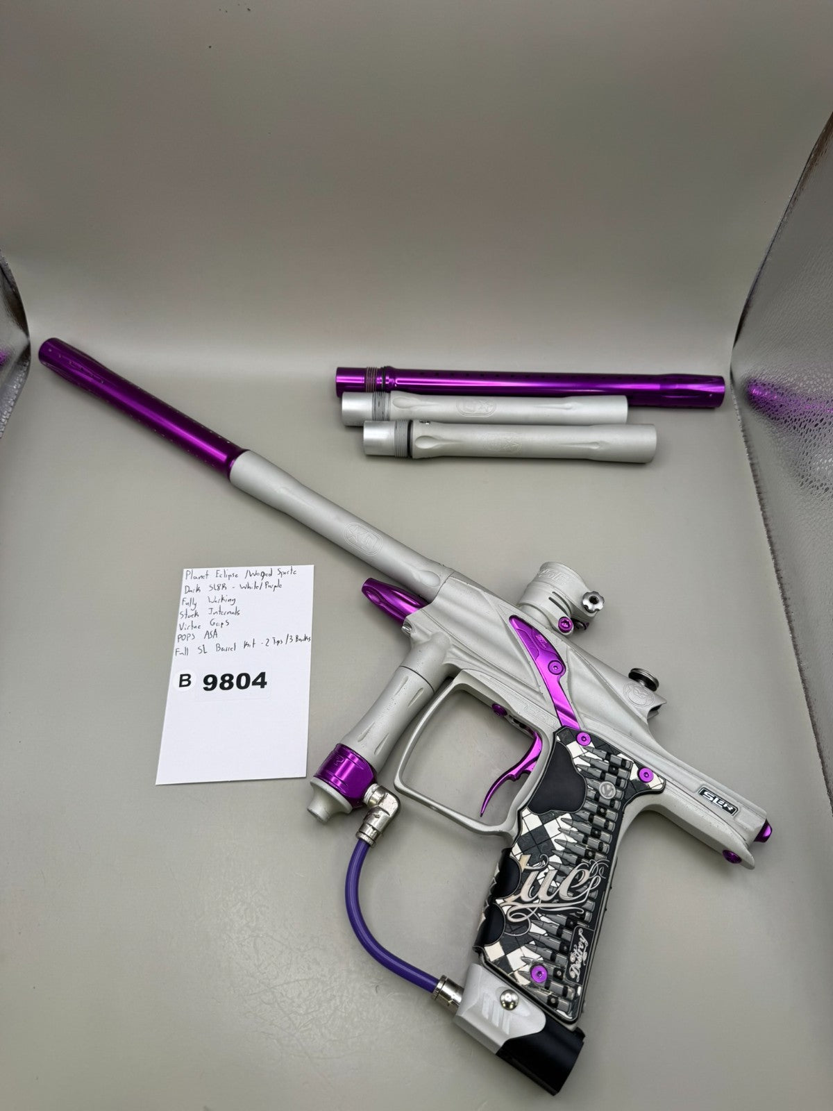 Planet Eclipse/Warped Sportz Dark SL8R - White/Purpler - Fully Working