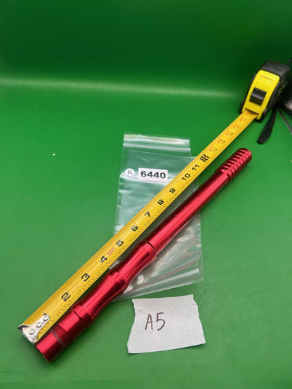 CP Custom Products Barrel Red 14 Inch .689 Tippmann A5 Threads - used paintball barrel - red anno