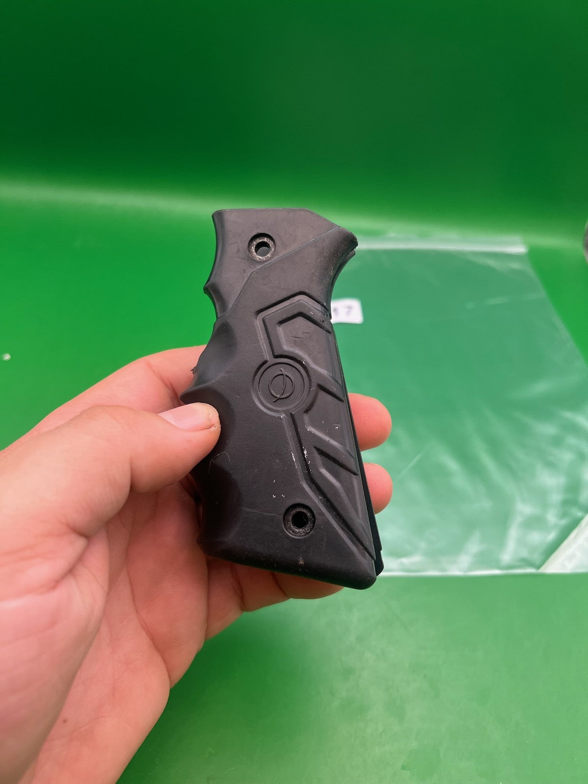 Smart Parts 1911/45 Style Shocker Grip Panels Matte Black Rubber