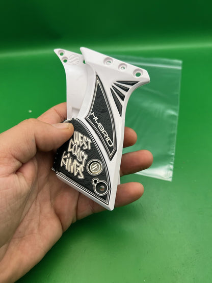 Hybrid DM8/PM8 Grips White