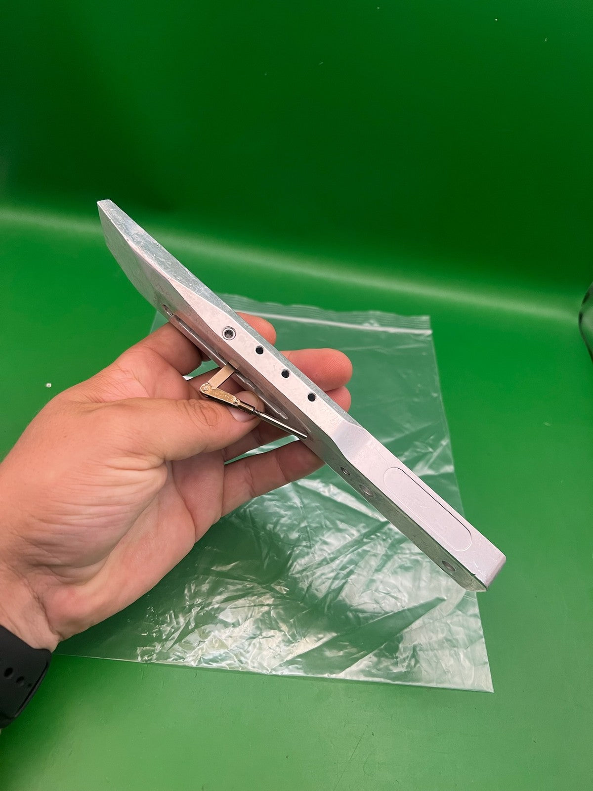 AGD Automag Classic RT Sight Rail Silver Aluminum Used