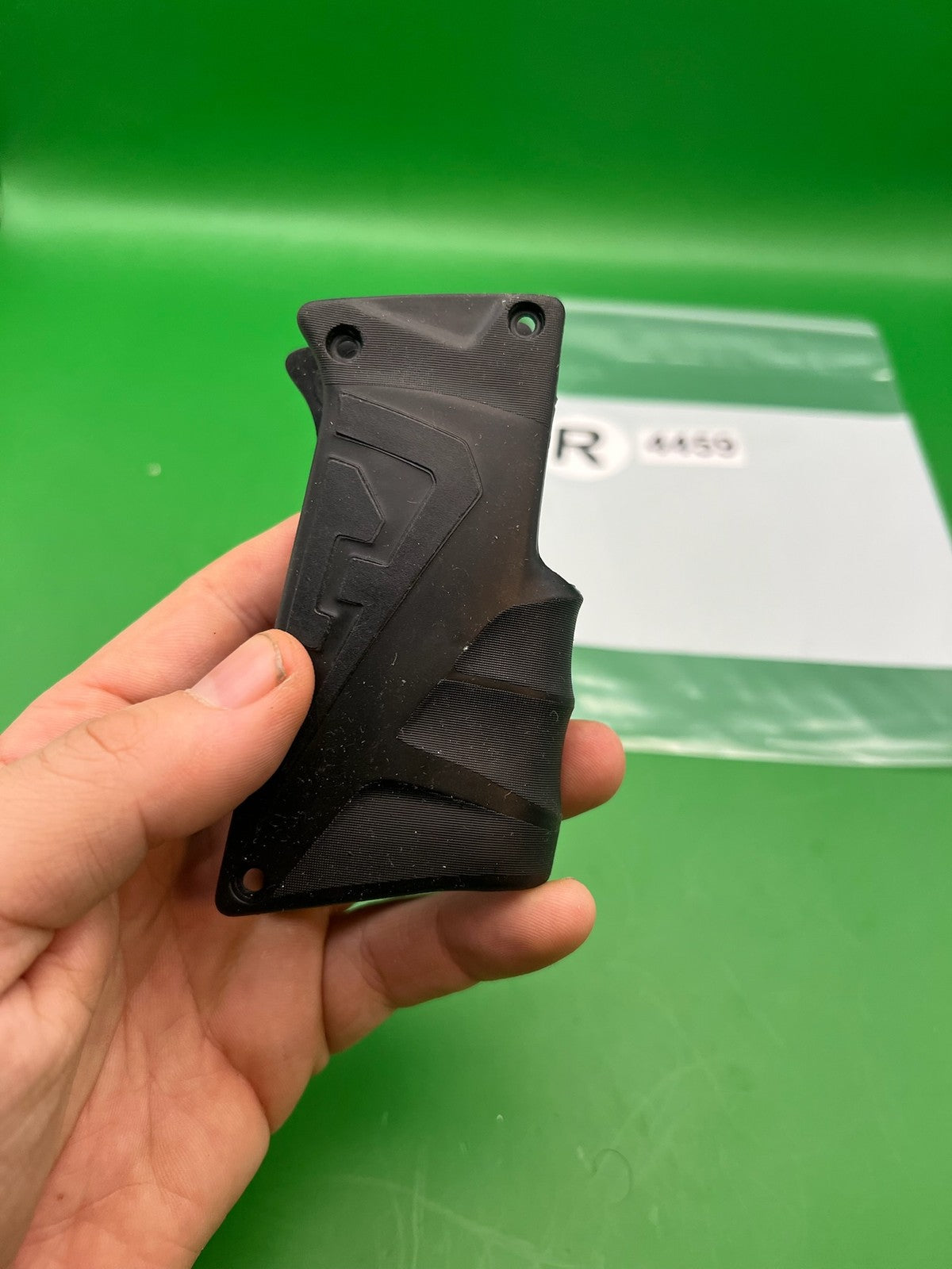 Bob Long Marker Grip Panels Black Grey Rubber Comfort Grips