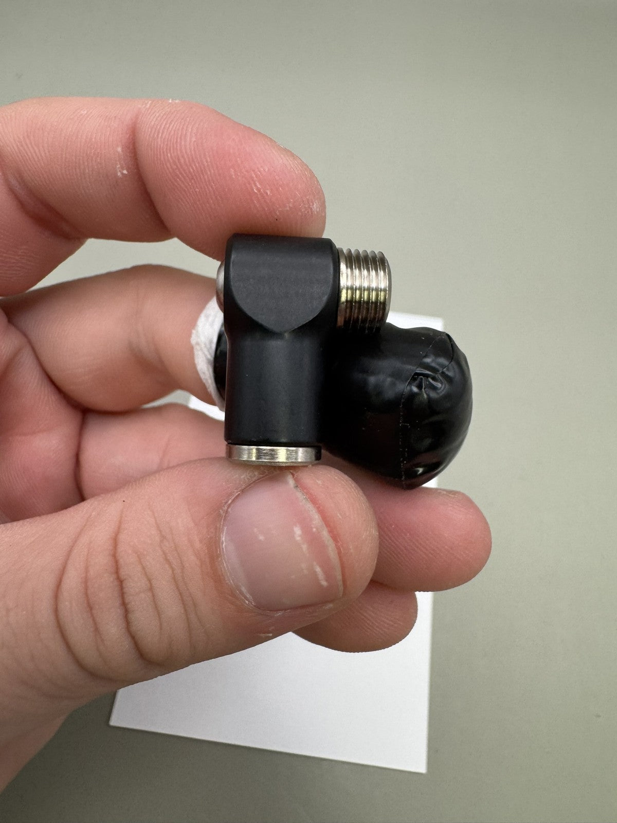 CCM 90Â° Fitting Black