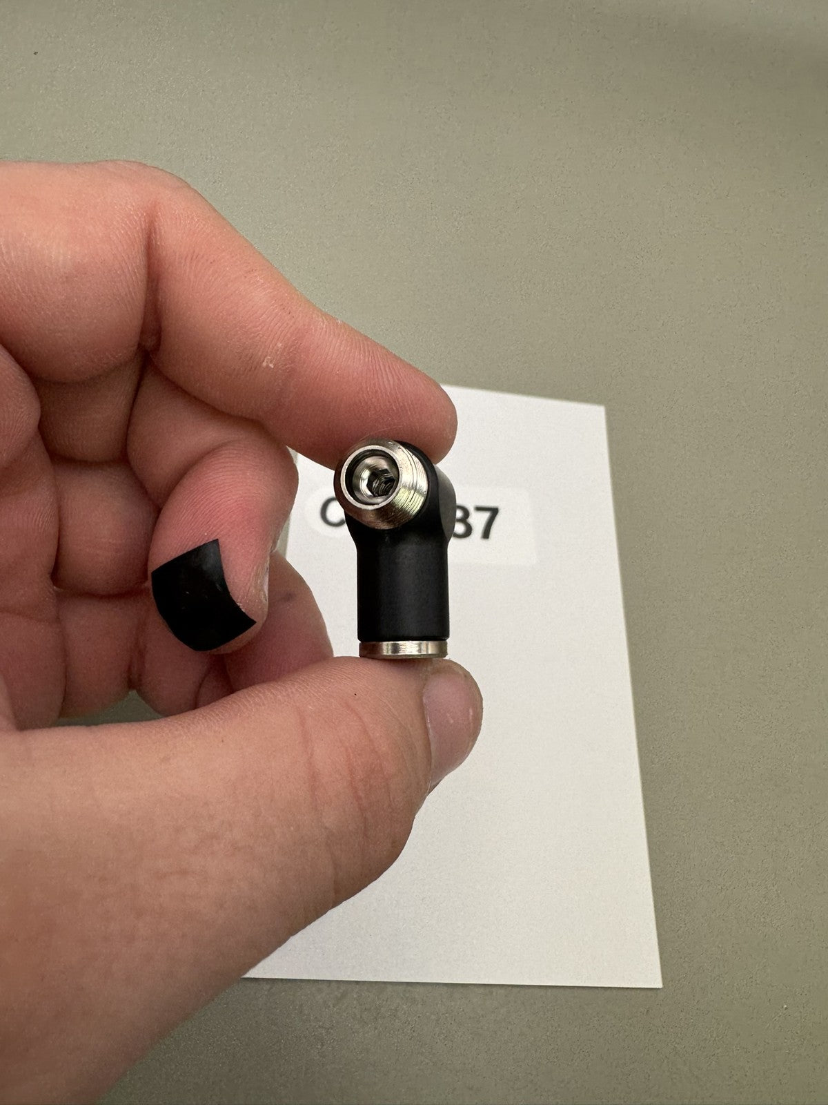 CCM 90Â° Fitting Black