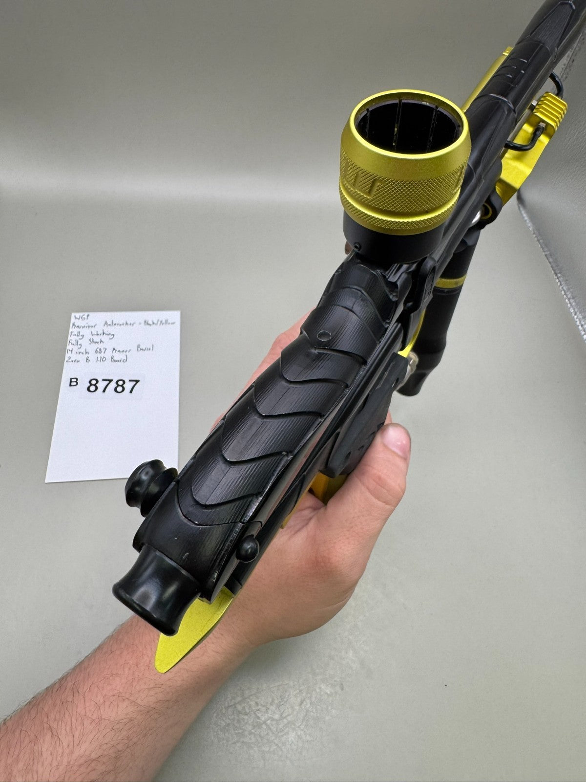 WGP Karnivor Autococker - Black/Yellow - Paintball Marker Fully Working