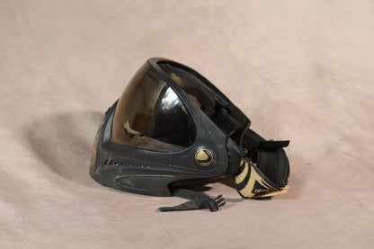 Dye I4 Paintball Mask Black Gold Thermal Lens Full Face Goggle Used