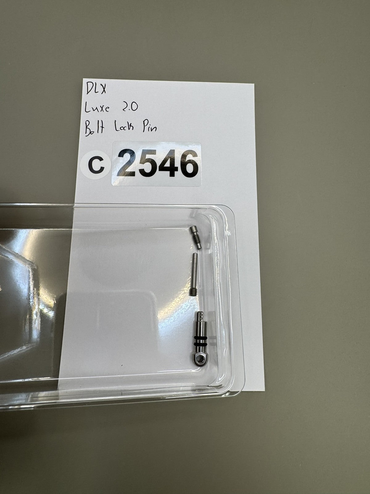 DLX Luxe 2.0 Bolt Lock Pin