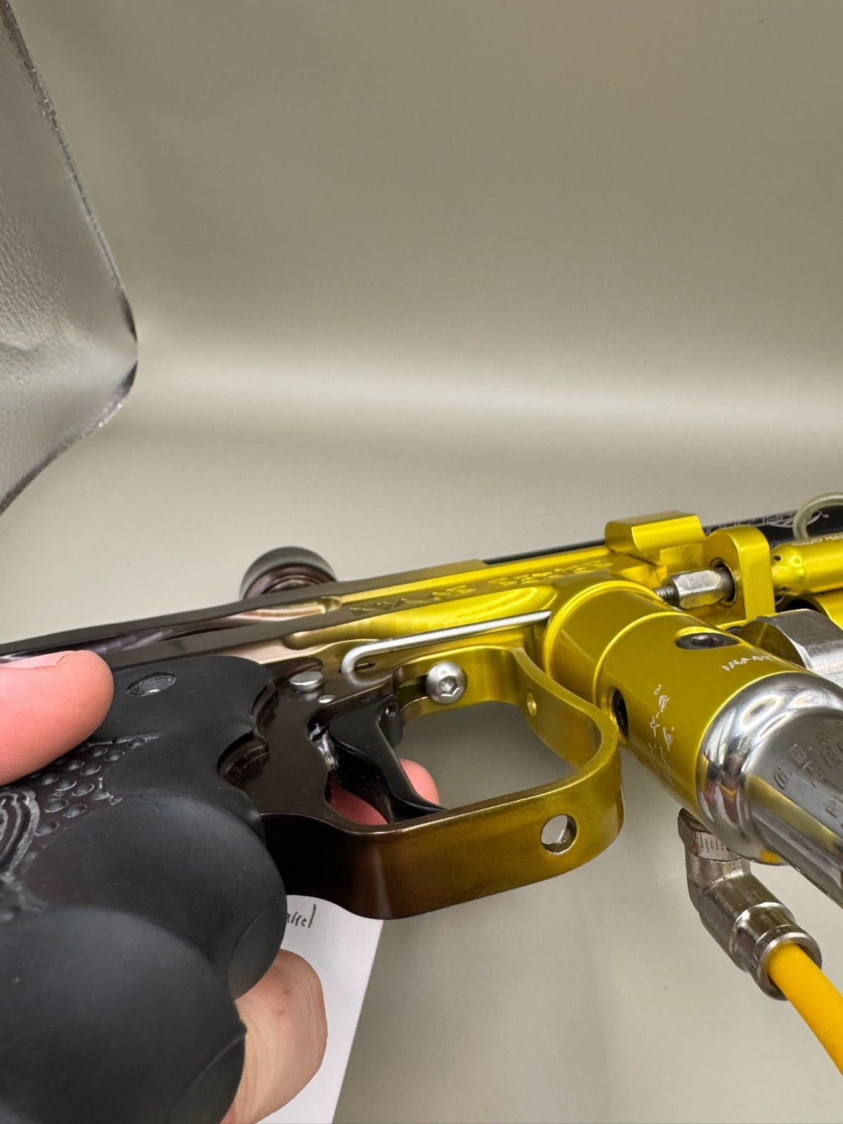 A.N.S Xtreme GX-4 Autococker - Black/Yellow - Paintball Marker Fully Working