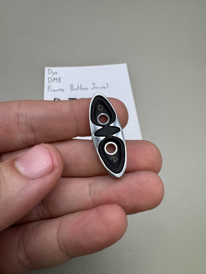 Dye DM8 Frame Button Jewel Silver Black