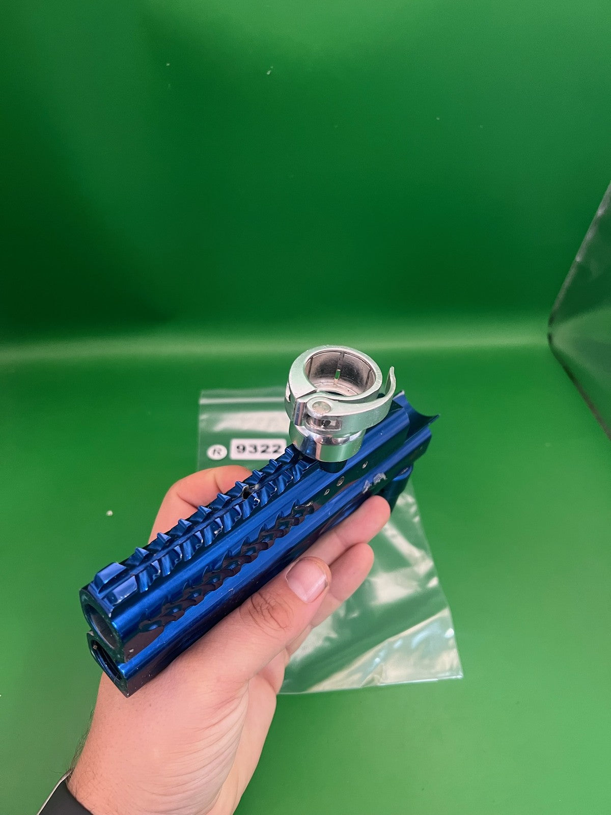 WGP Autococker Cold Fusion Milled Body Blue Ano Custom Engraved