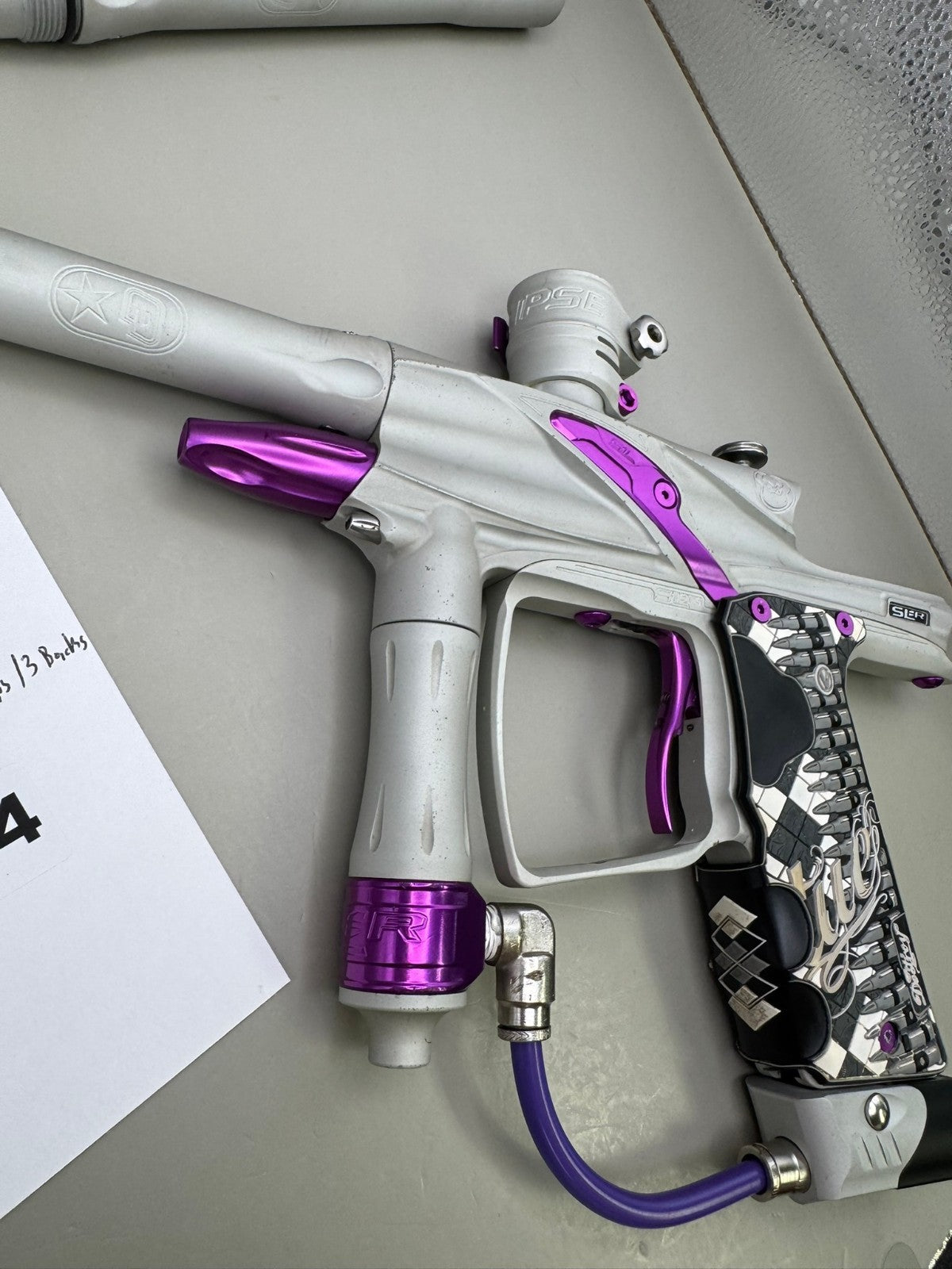Planet Eclipse/Warped Sportz Dark SL8R - White/Purpler - Fully Working