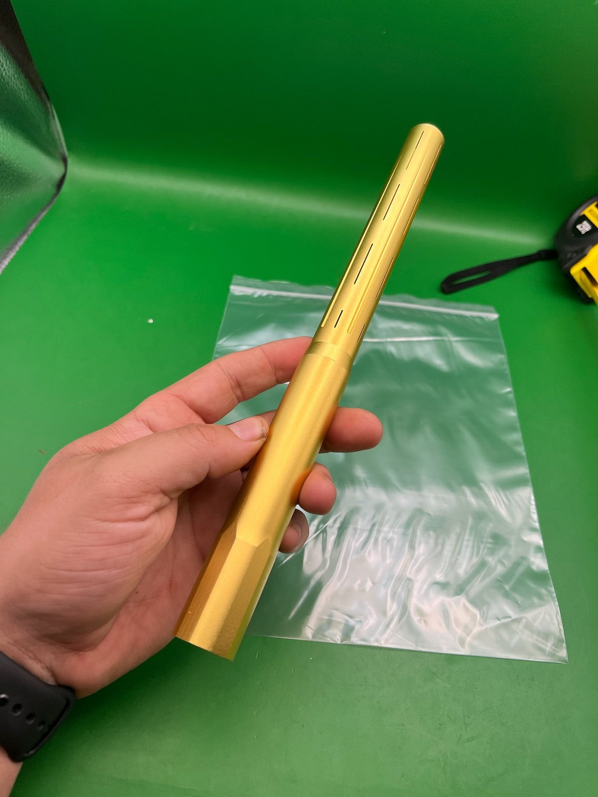 Infamous Pro DNA Silencio Barrel Tip Gold Anodized Aluminum 14"