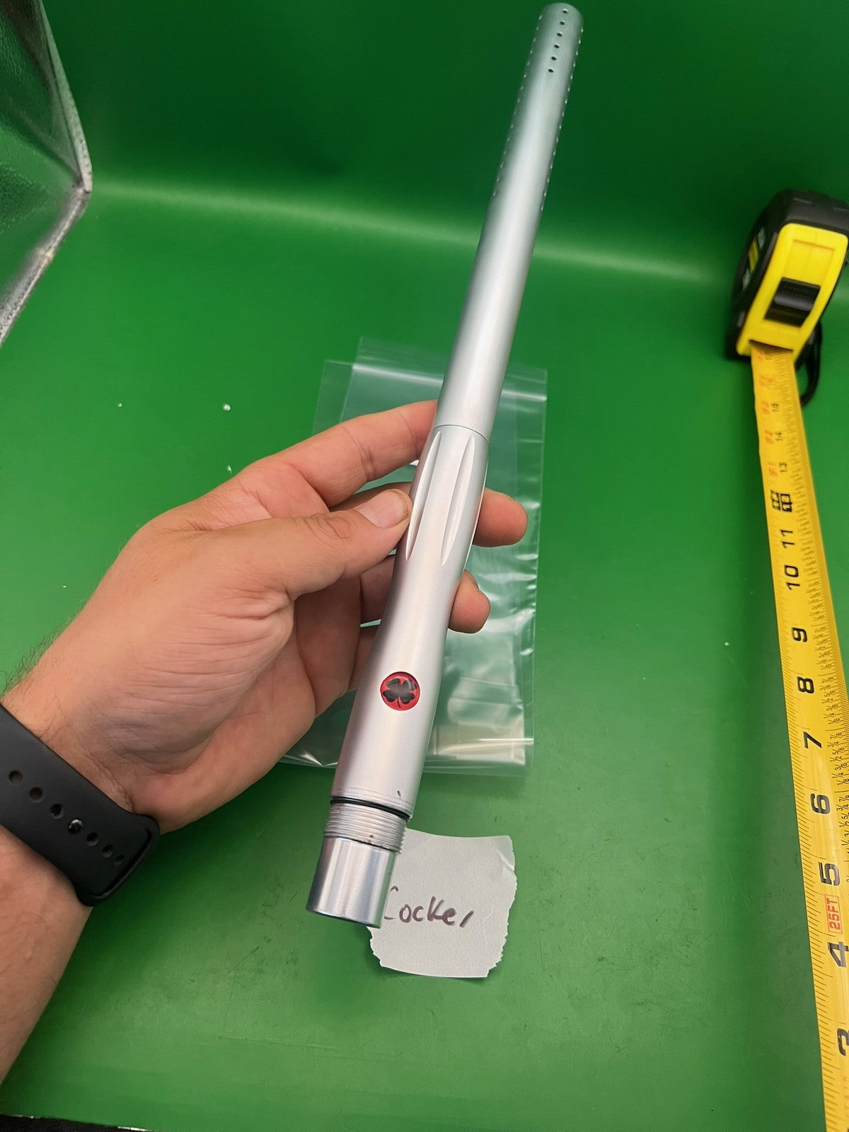 Lucky 15" Paintball Barrel Autococker Thread Silver .692 Bore