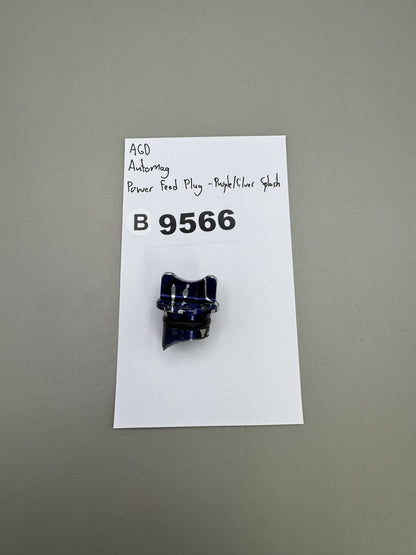 AGD Automag Power Feed Plug - Purple/Silver Splash