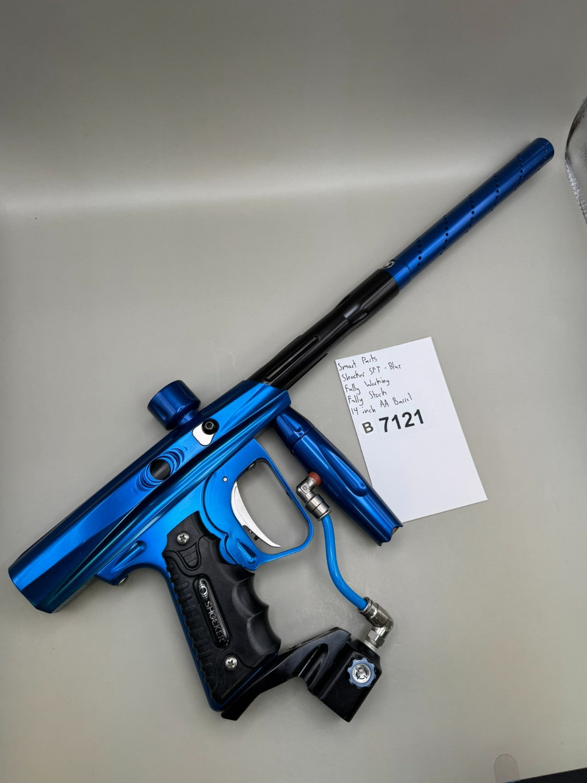 Smart Parts Shocker SFT Blue Paintball Marker Fully Working