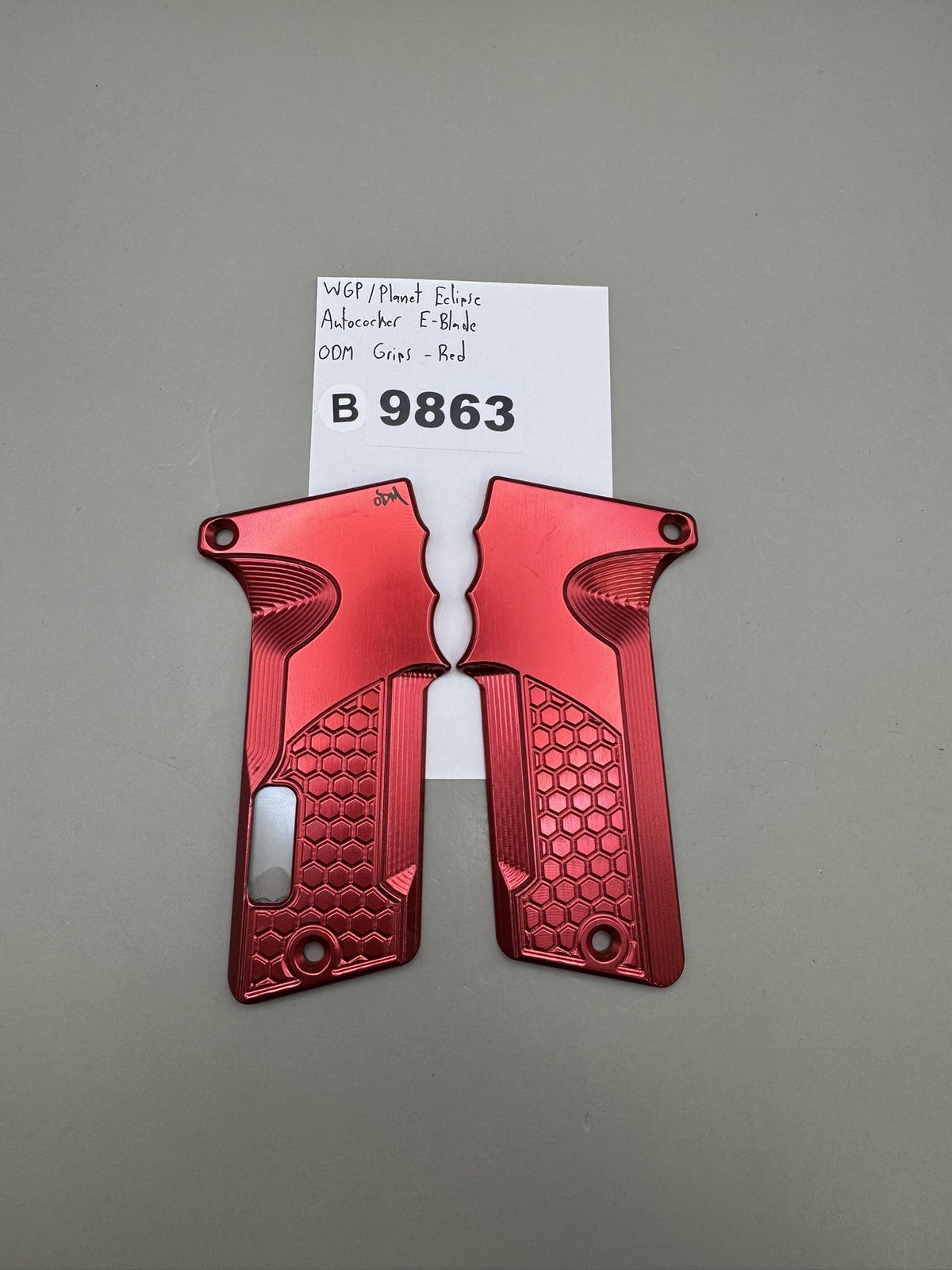 WGP/Planet Eclipse Autococker E-Blade ODM Grips - Red for Sci Fi Morlock