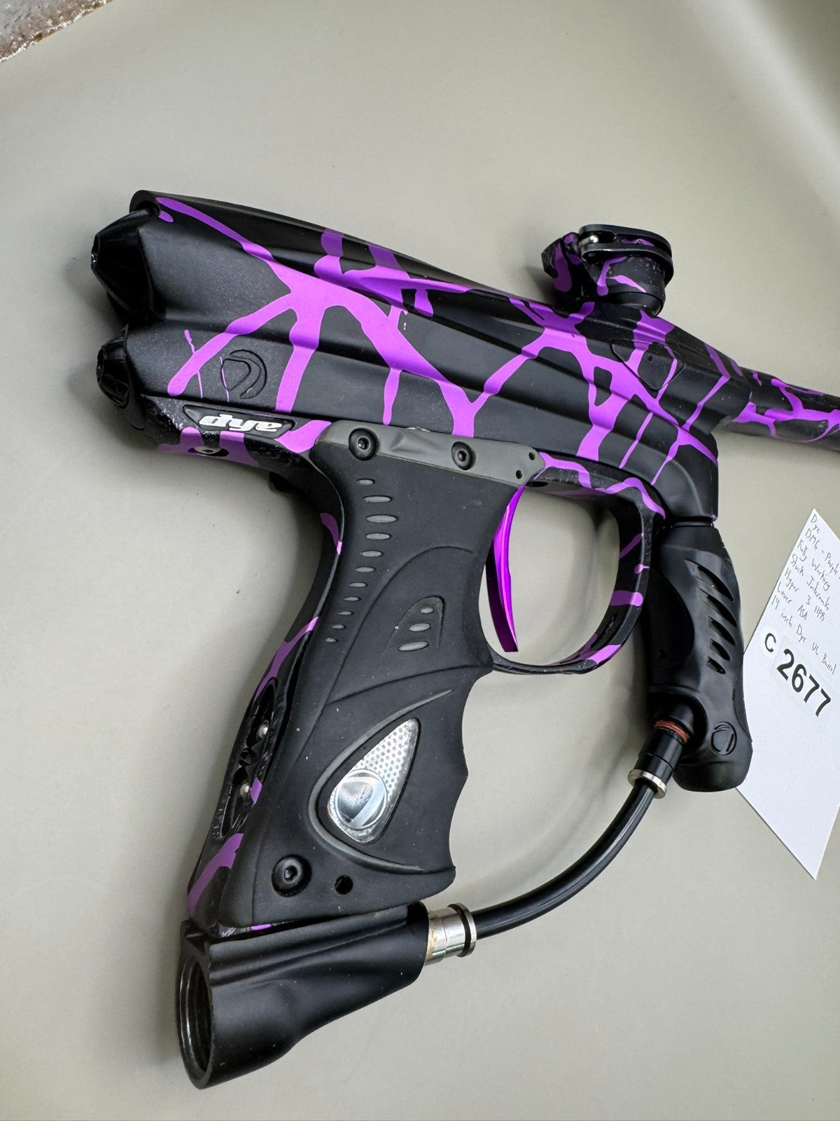 Dye DM6 - Purple/Black - Paintball Marker Fully Working