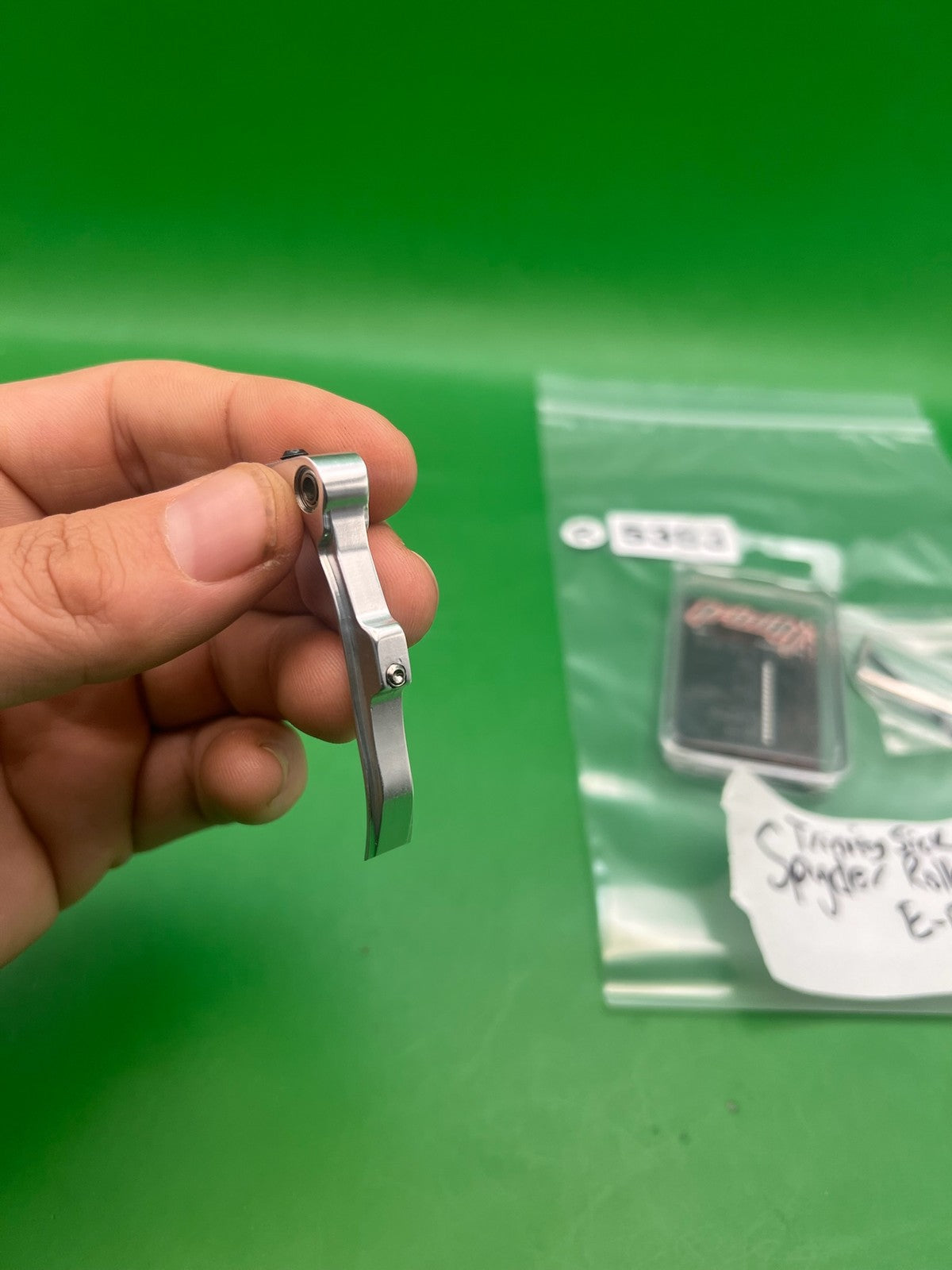 Trinity Sick Spyder Roller Trigger E-Frame Silver Aluminum