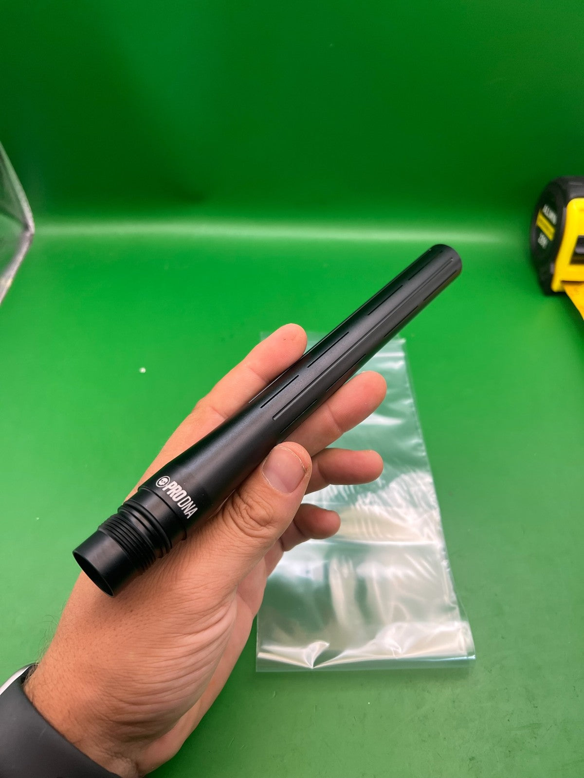 Infamous Silencio Pro DNA Paintball Barrel Tip 14" Black Aluminum