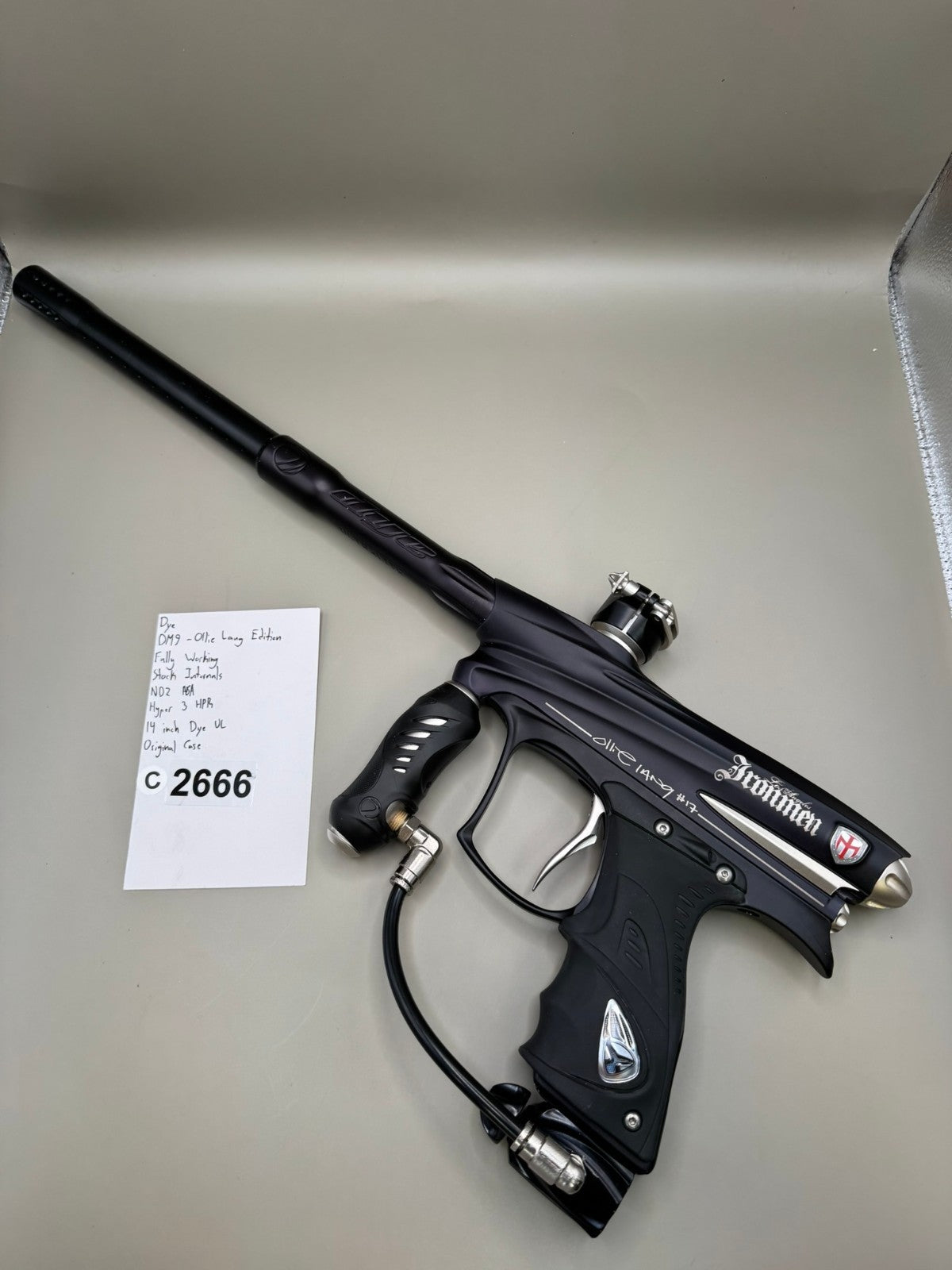 Dye DM9 - Ollie Lang Edition - Paintball Marker Fully Working