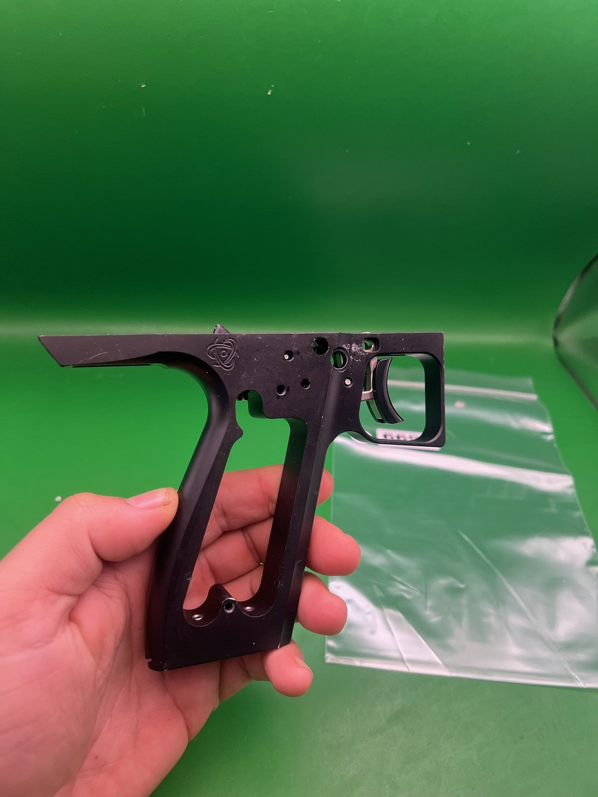 Inception Designs Slider Frame - used paintball trigger frame - black