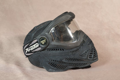 Proto Paintball Mask Full Face Black Clear Lens Goggle Protective Gear