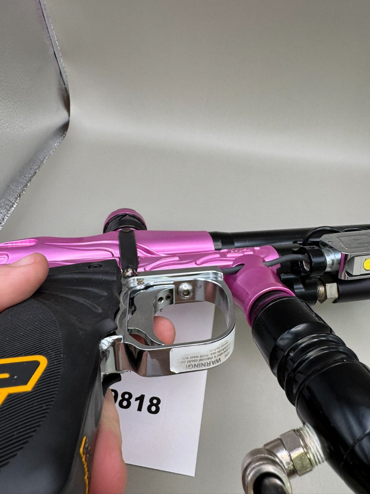 WGP 05 Black Magic E-Blade Autococker - Pink - Paintball Marker Fully Working