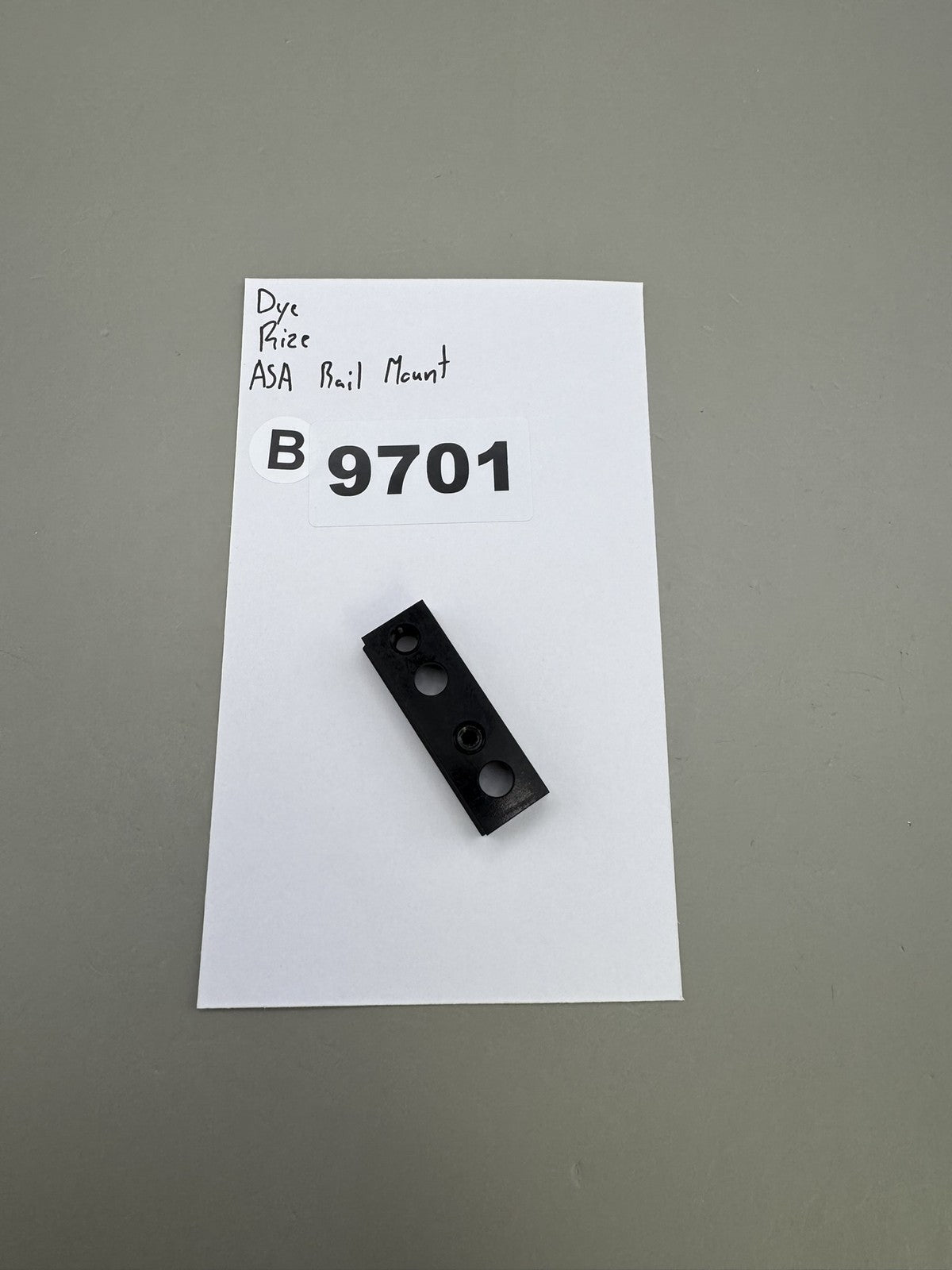 Dye Rize ASA Rail Mount