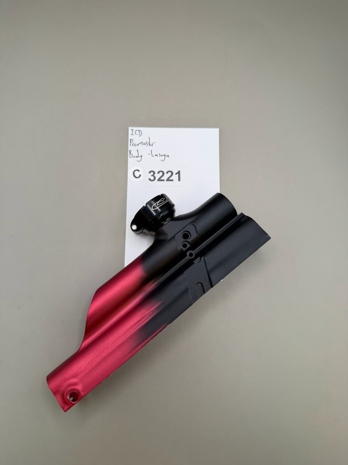 ICD Promaster Body - Lasoya Black Red Fade Paintball Marker Body