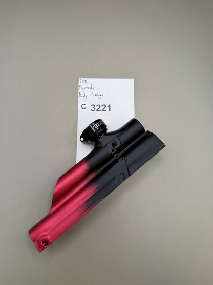 ICD Promaster Body - Lasoya Black Red Fade Paintball Marker Body