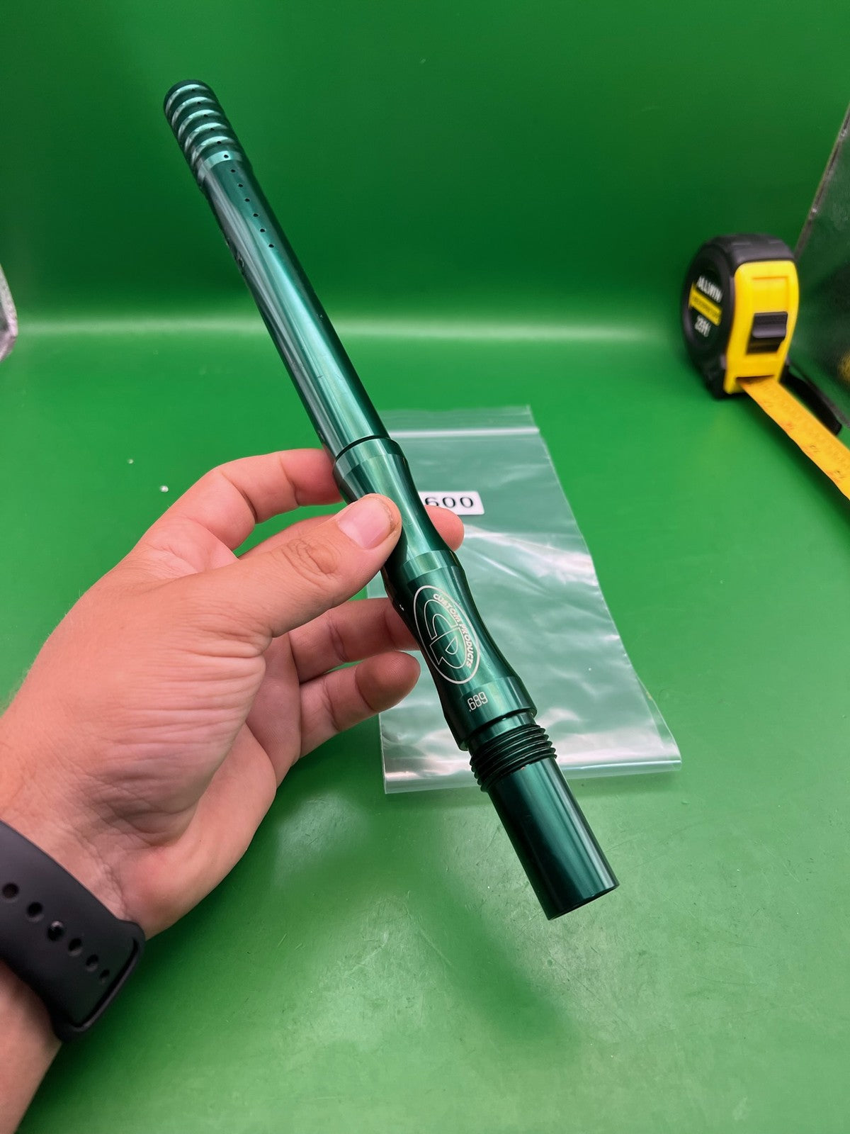 Custom Products CP 14" One Piece Barrel .689 Bore Old Angel Thread Green