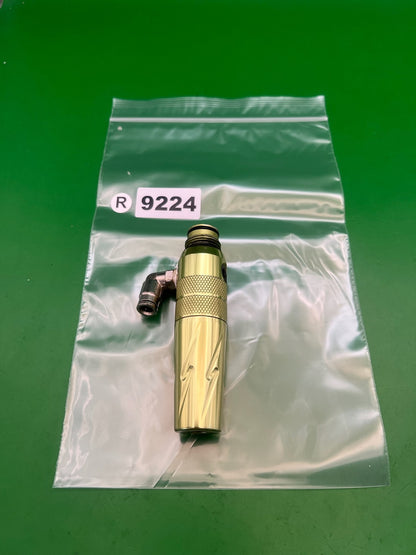 Bob Long Torpedo Inline HPR Regulator Gold New Style w/ Elbow Fitting