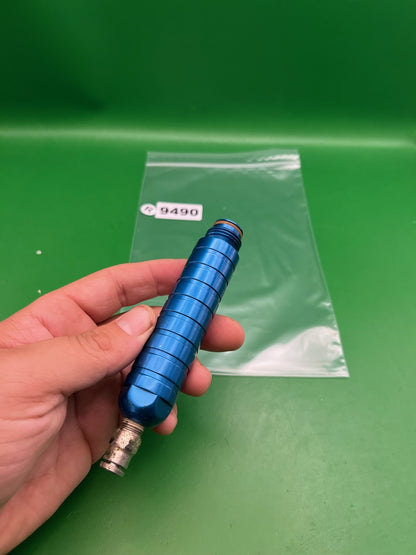 Smart Parts Gas Through Front Grip Blue Anodized Aluminum Paintball Marker