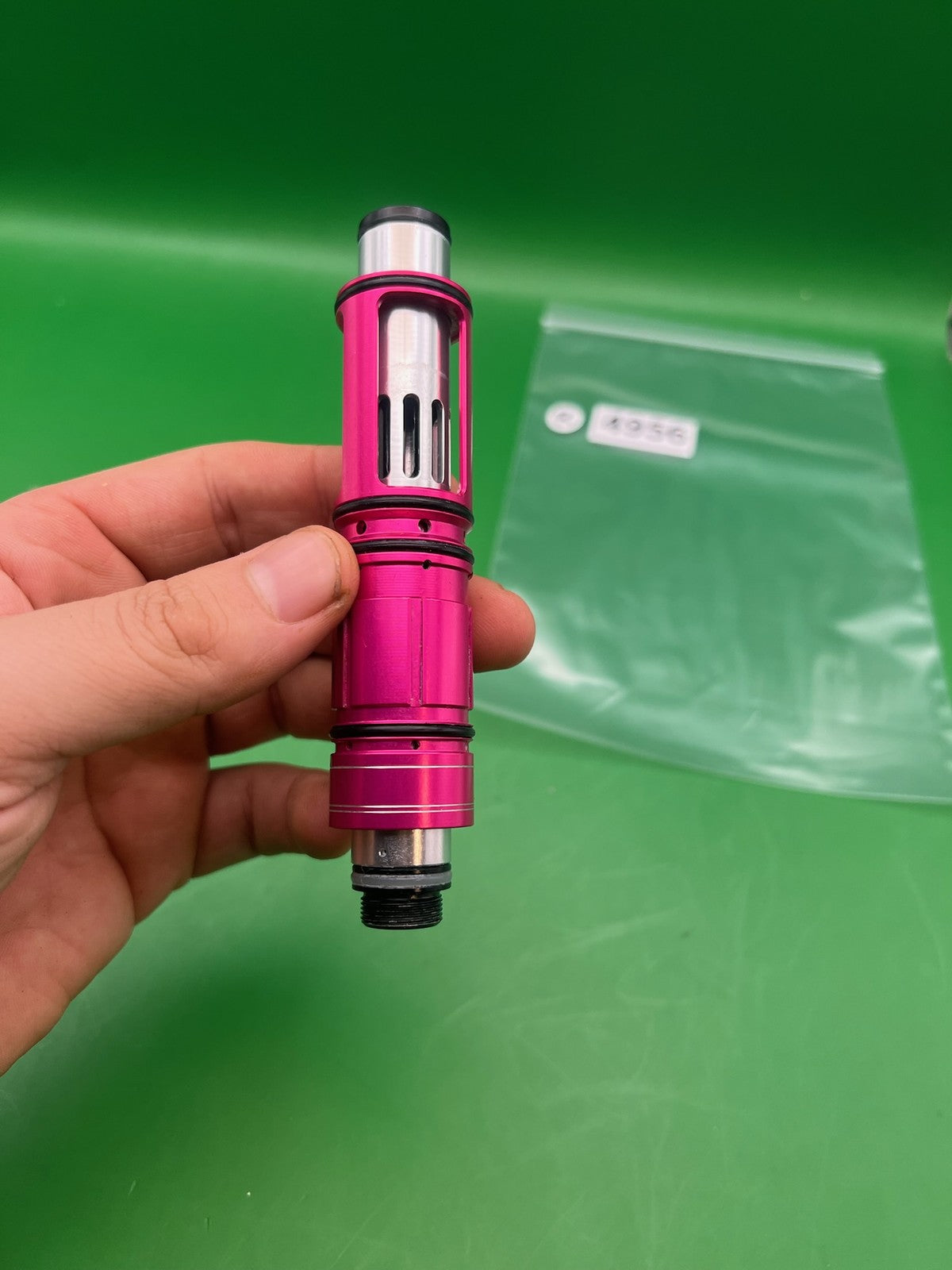 Pooty Bolt Pink Anodized Aluminum Paintball Marker Bolt