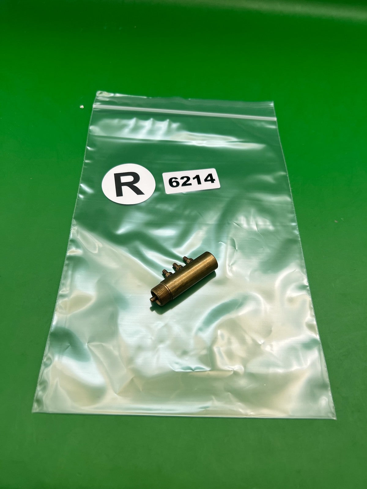 Brass Autococker 3-way - used paintball 3-way valve - brass