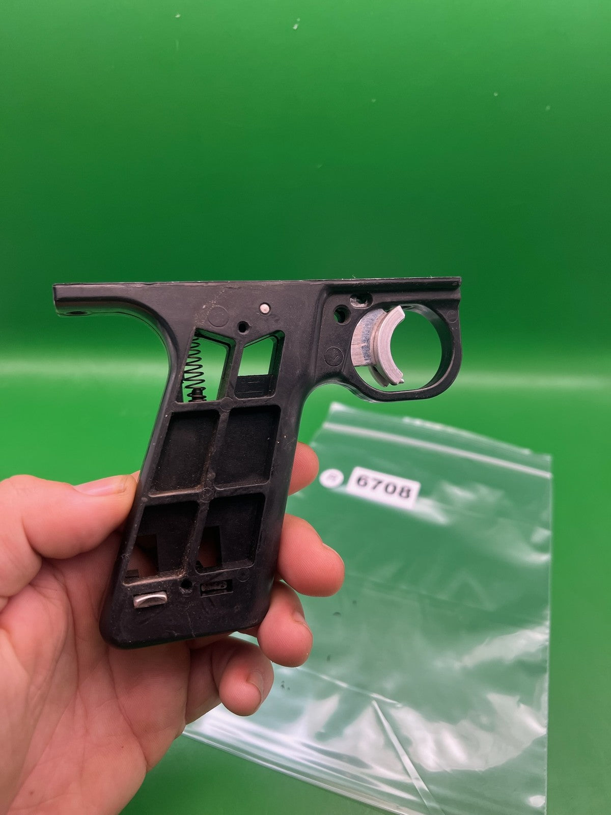 Automag Frame - used paintball grip frame - black