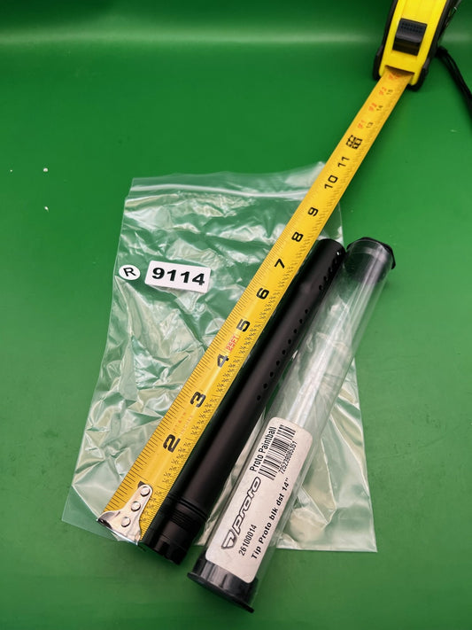 Proto Paintball 14" Barrel Tip Black
