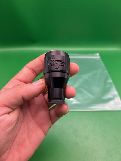 Task Force TF Twist Lock Feedneck Black Aluminum Paintball