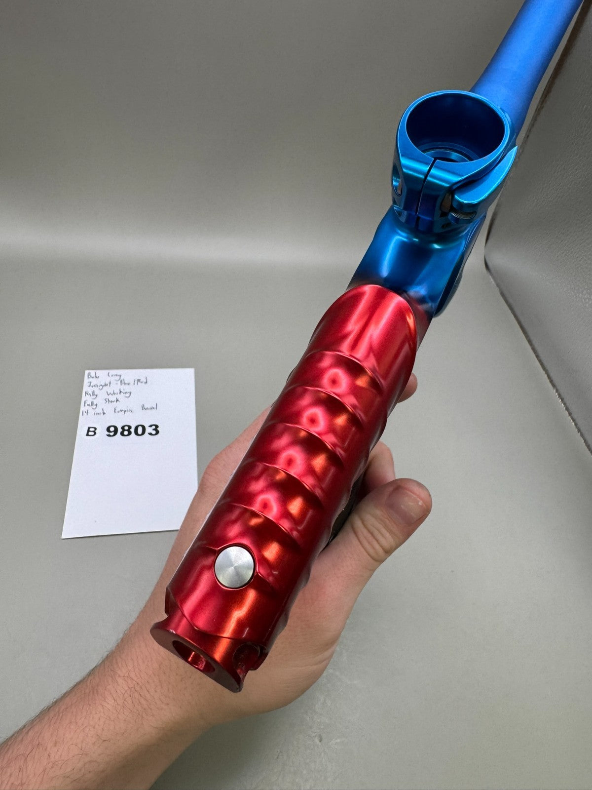 Bob Long Insight - Blue/Red - Paintball Marker Fully Working