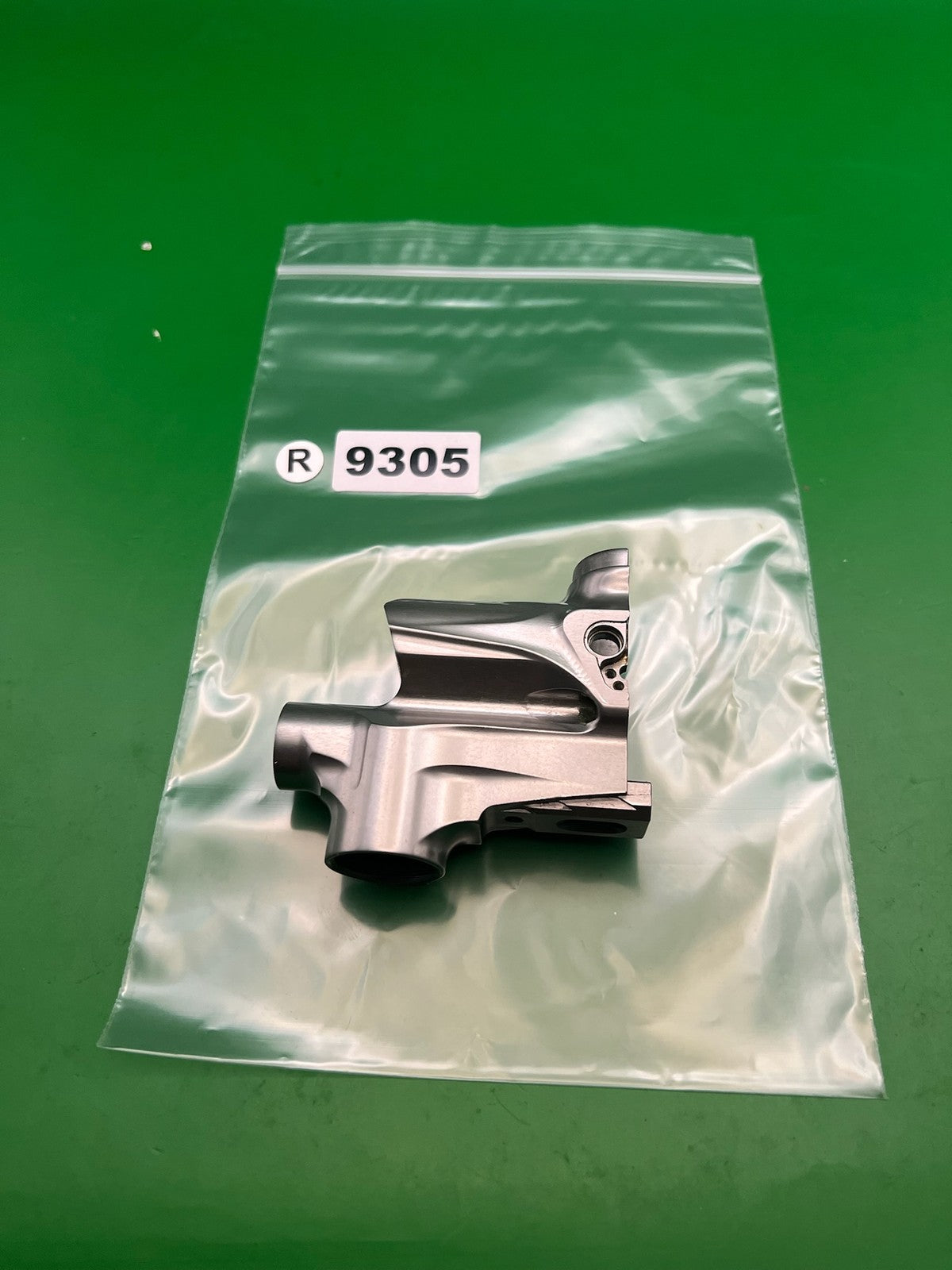 Bob Long G6R Front Half Body Silver Raw Aluminum Paintball Marker Part