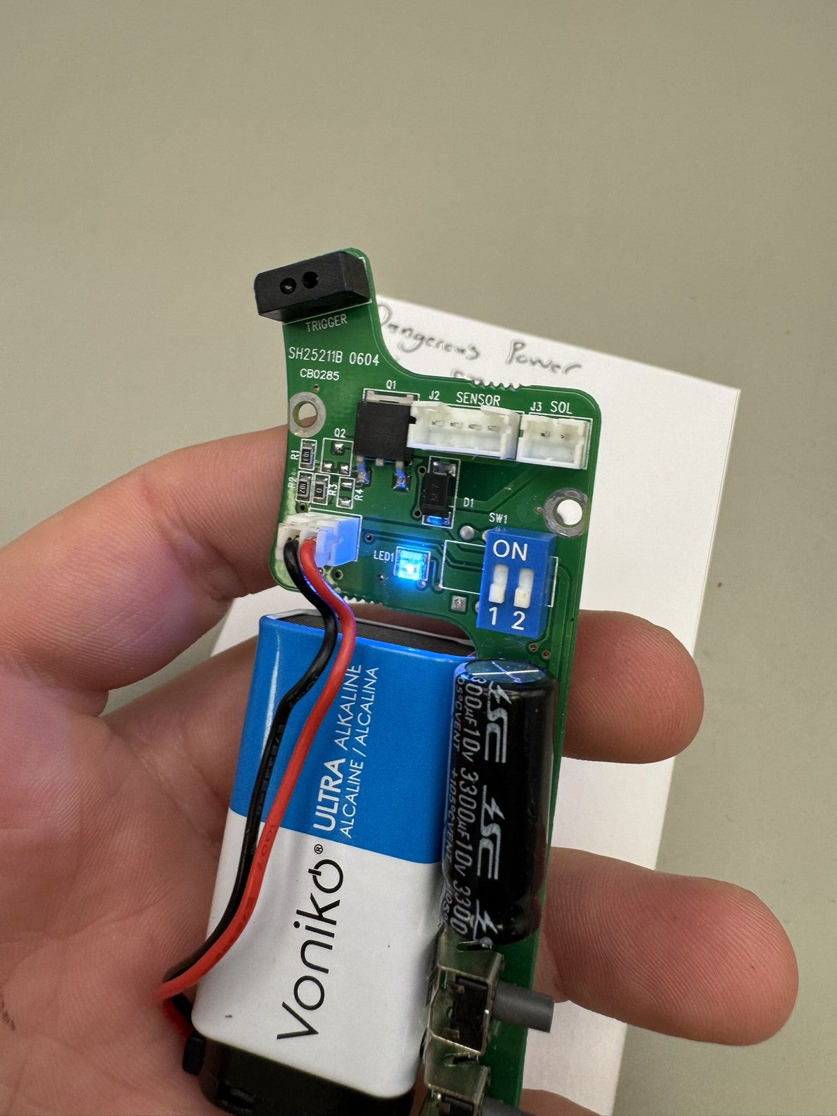 Dangerous Power Fusion F7 Circuit Board Green