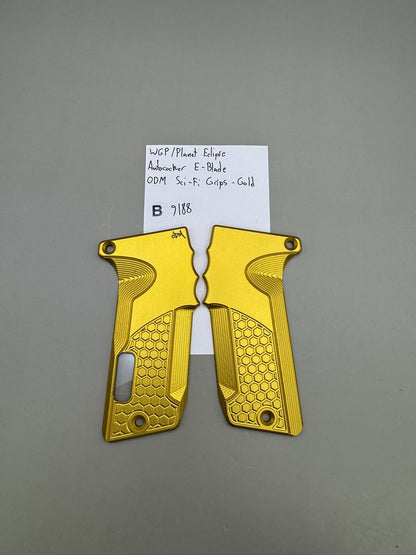 WGP/Planet Eclipse Autococker E-Blade ODM Sci-Fi Grips - Gold