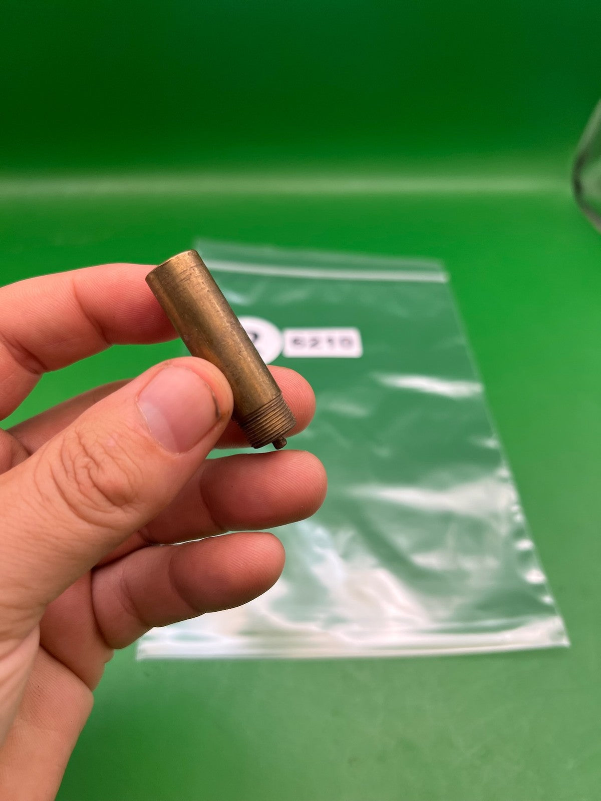 Brass Autococker 3-way - used paintball 3-way valve - brass